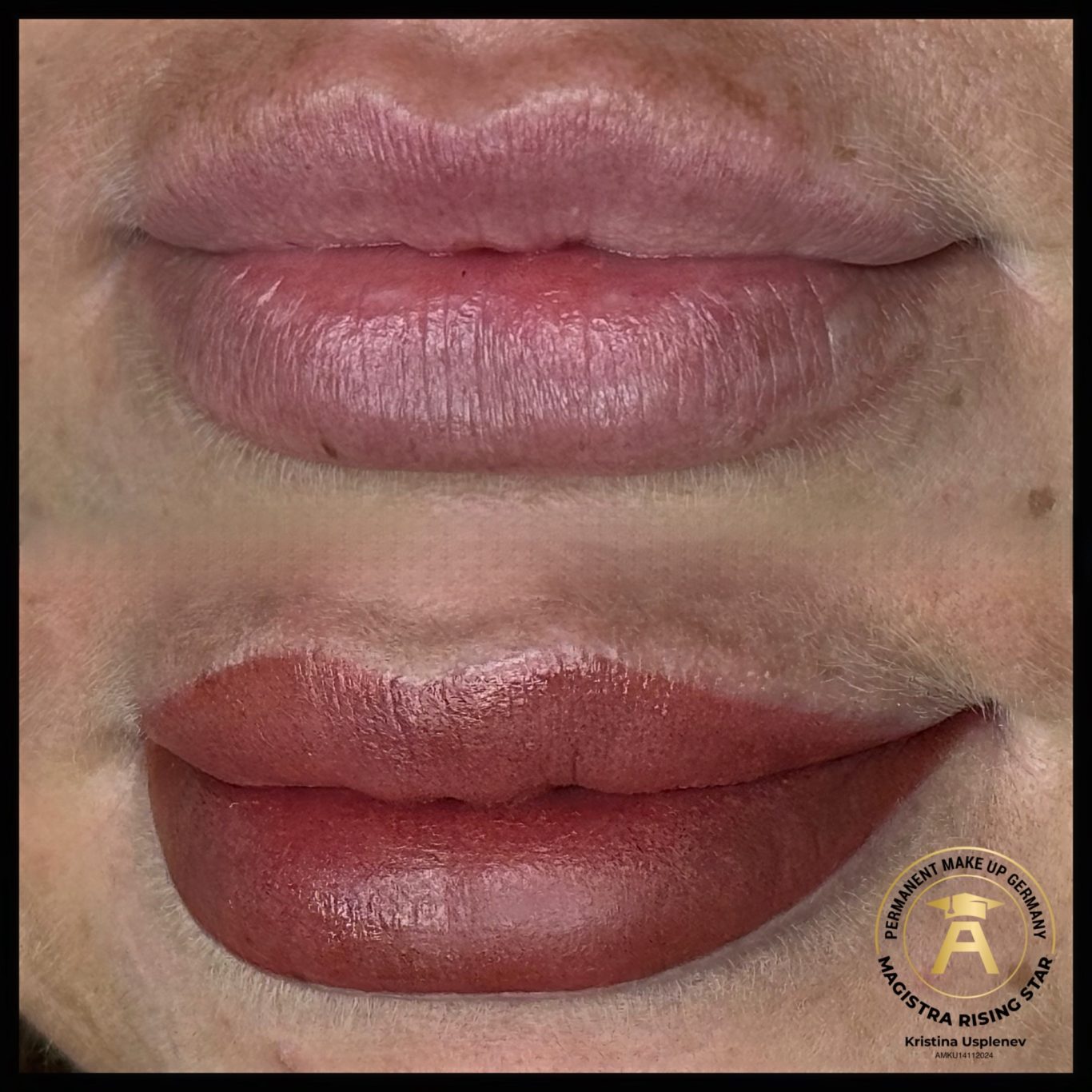 Vorher - Nachher Lippen PMU